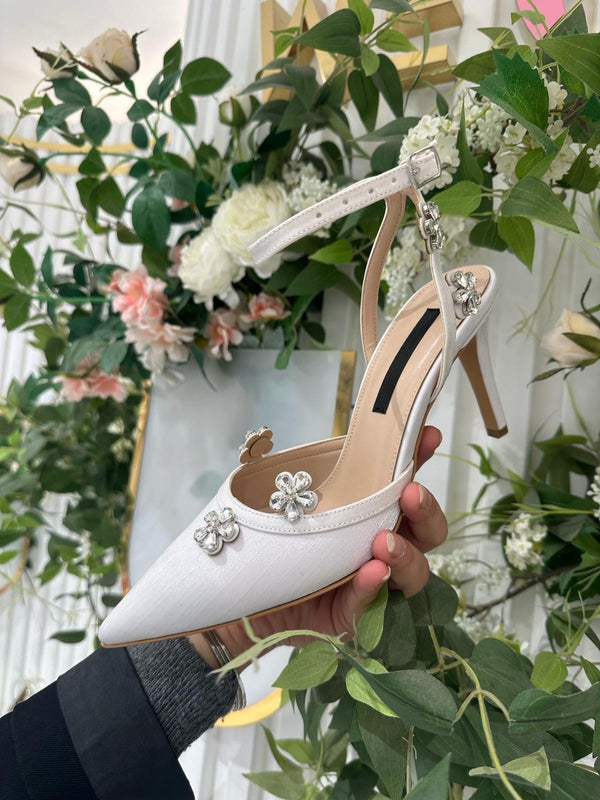 Fiore Bianco Heels