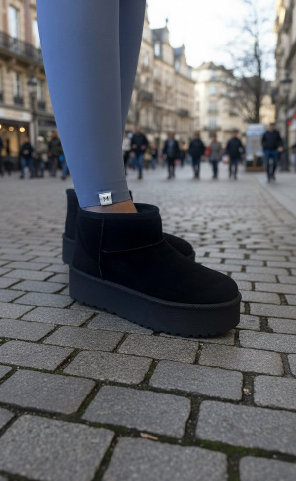 Rue boots black high