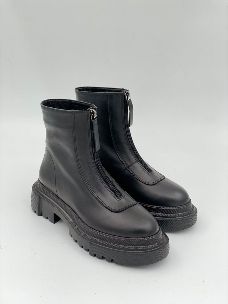 Mason Boots Black - REAL LEATHER