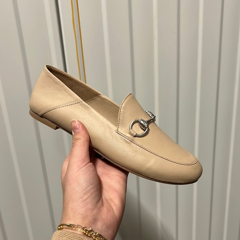Nude loafers | Real leather